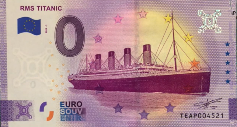 Irish €0 Banknote