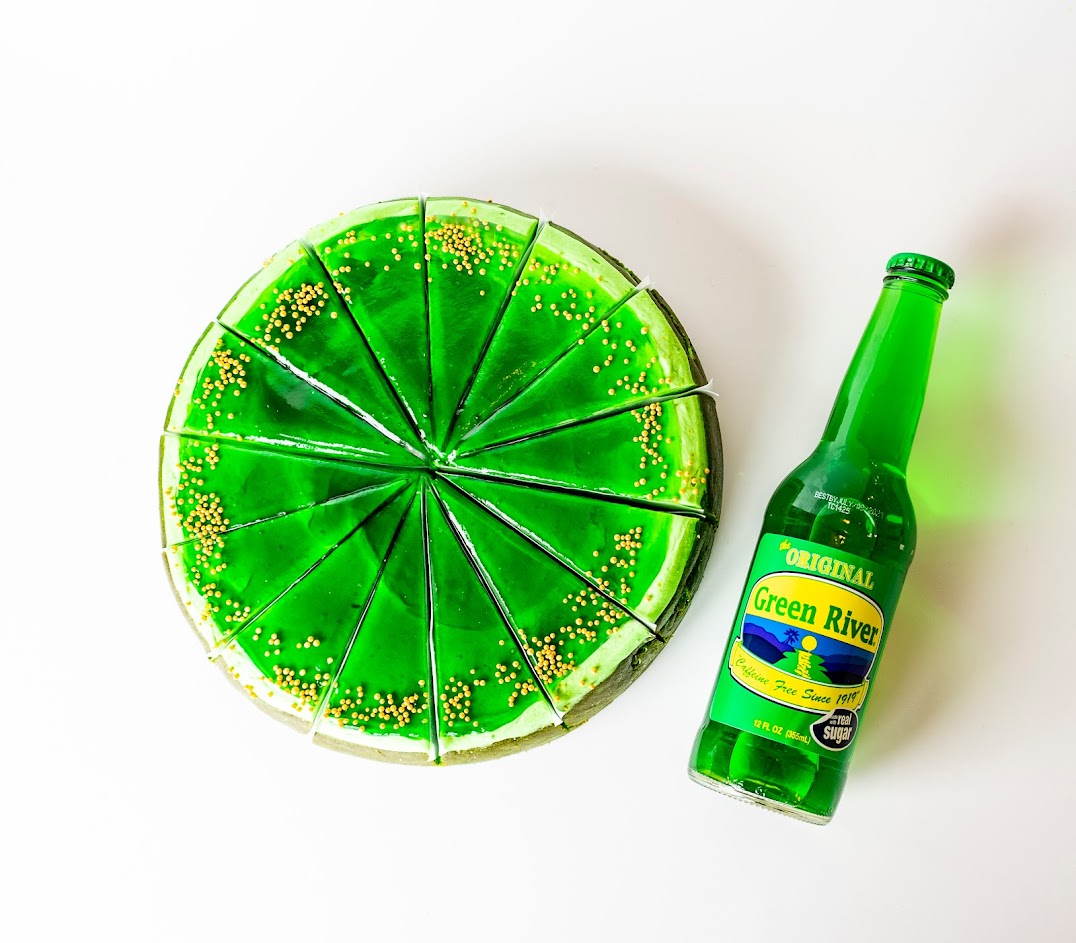 Paddy's day green soda