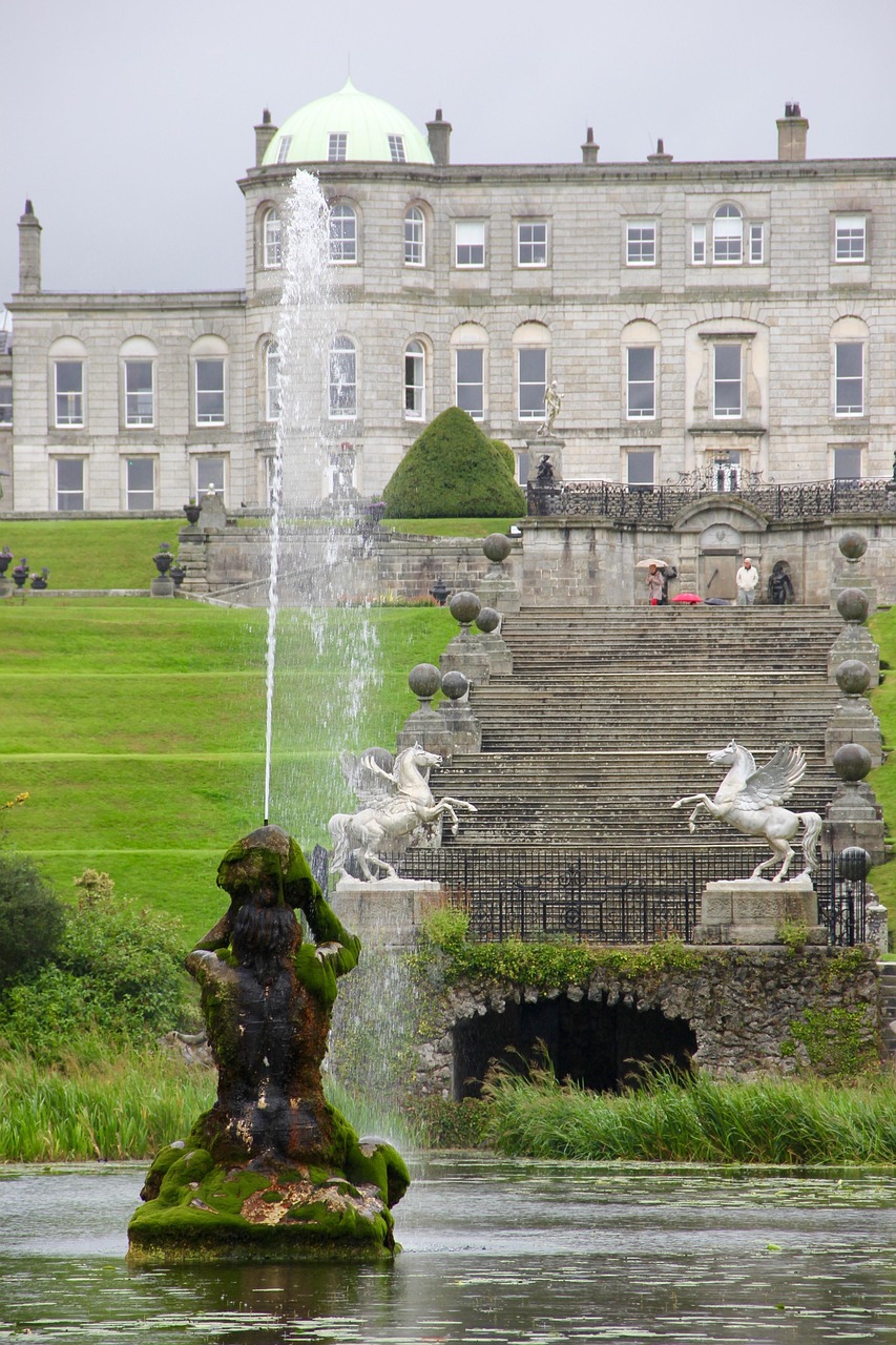 Irish garden: fancy