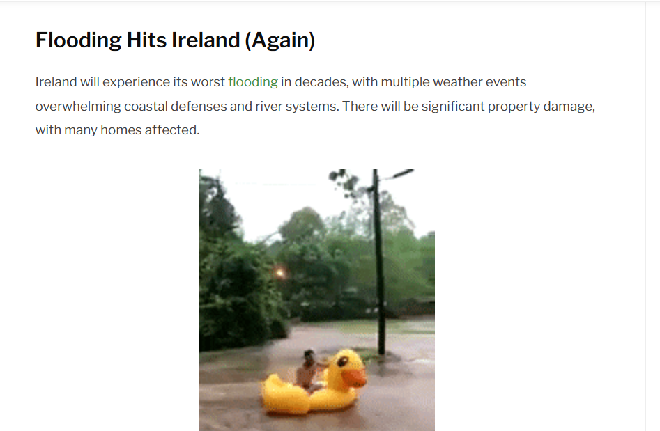 flooding in ireland