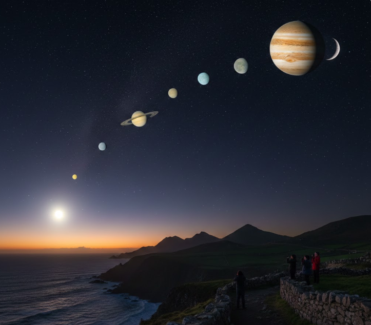 Rare Six-Planet Alignment Lights Up Irish Skies on 28 February 2026
