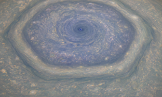 Saturn's hexagon