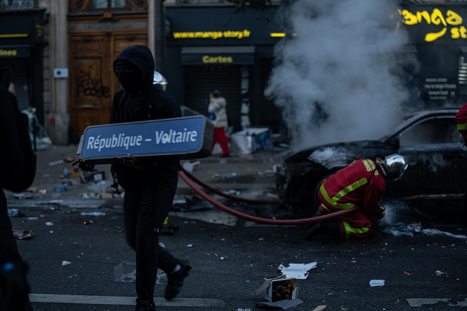 Old Moore Predicted France Chaos: Country Burns, Macron Sings